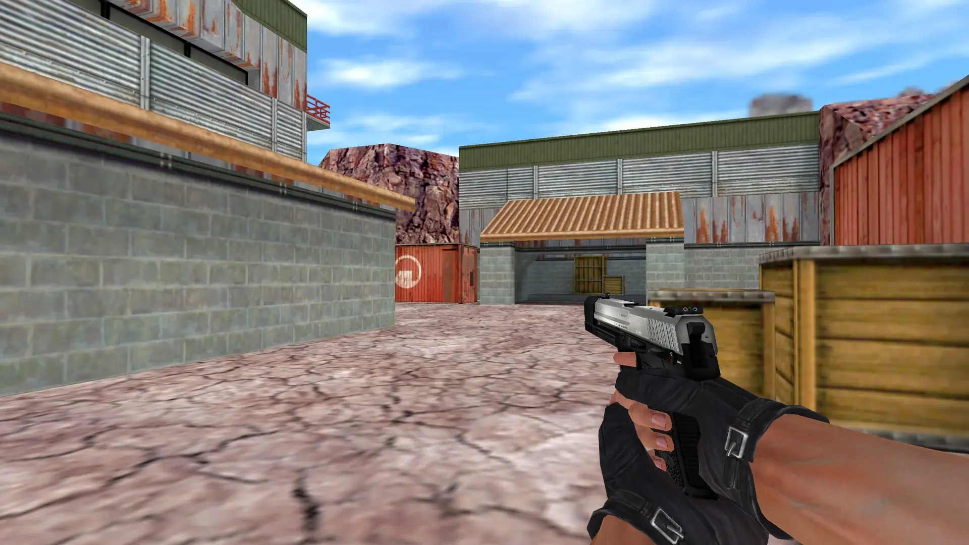 P228 Silver — de_nuke (first person)