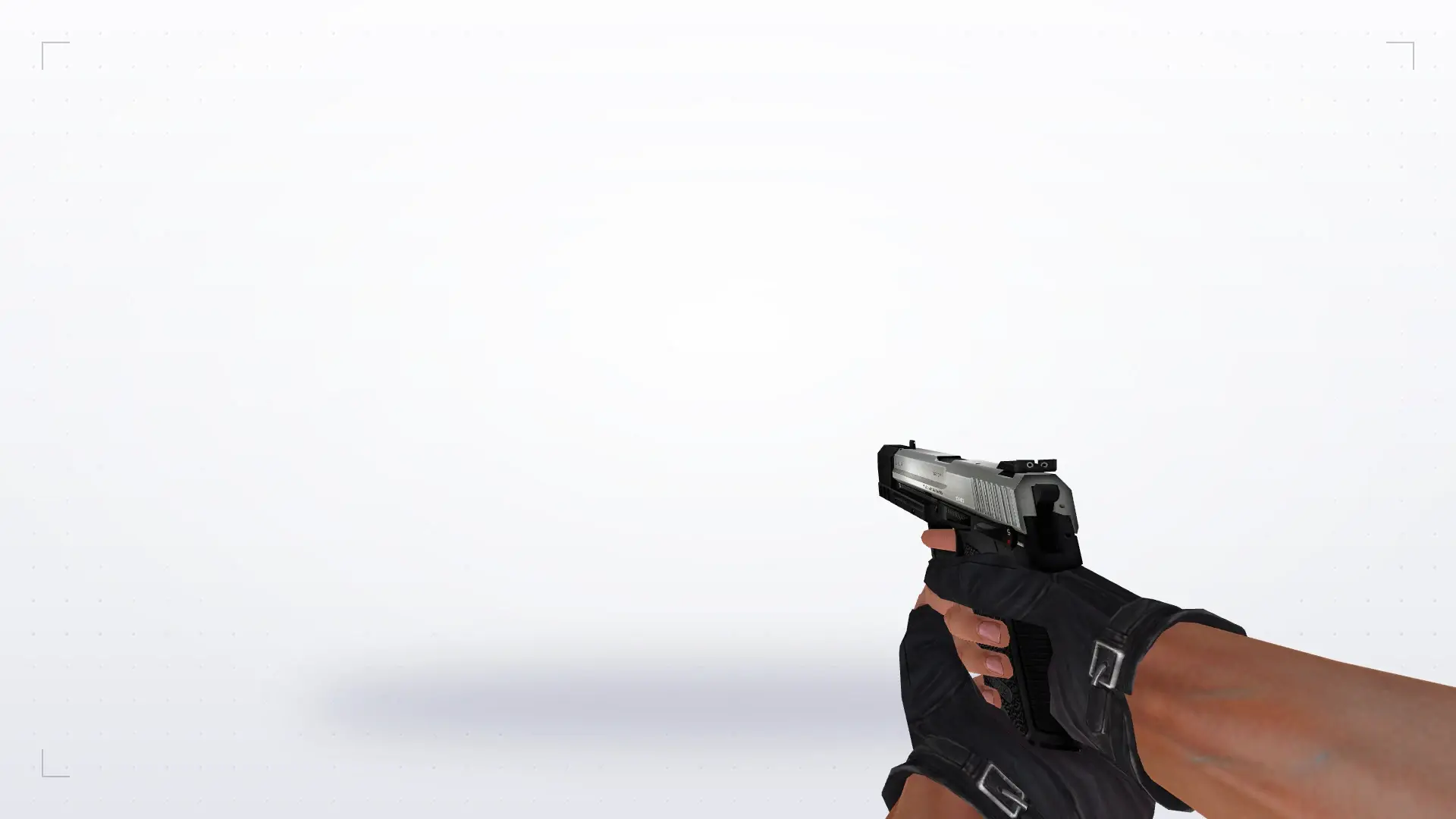 P228 Silver — first person