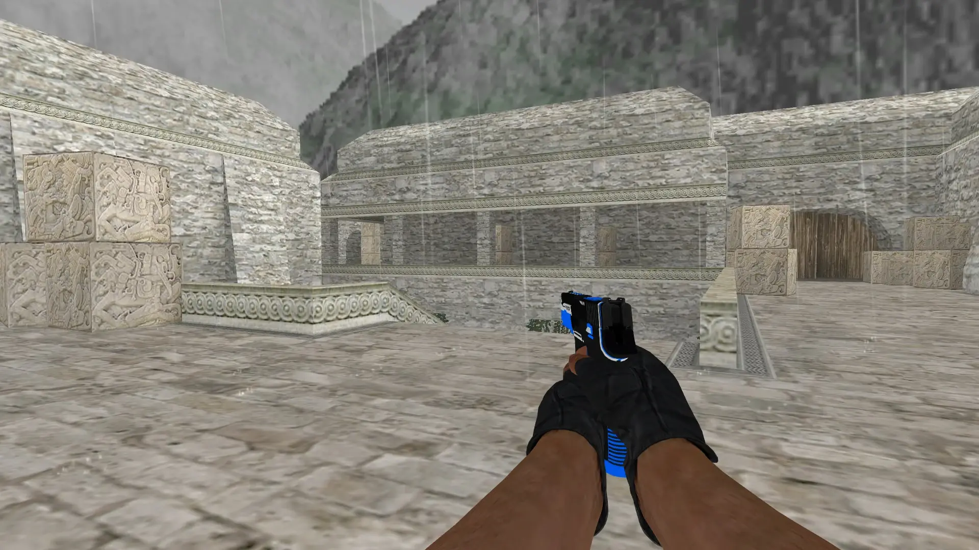 P250 Blue Force — de_aztec (first person)