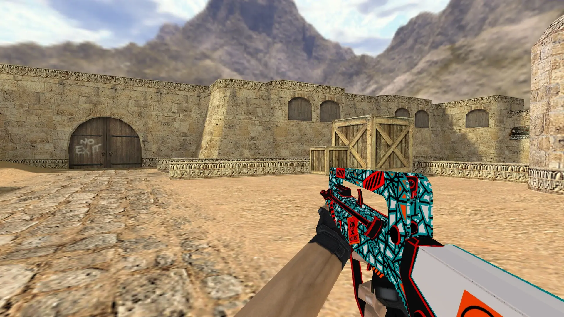 FAMAS Angry Emoji — de_dust2 (first person)