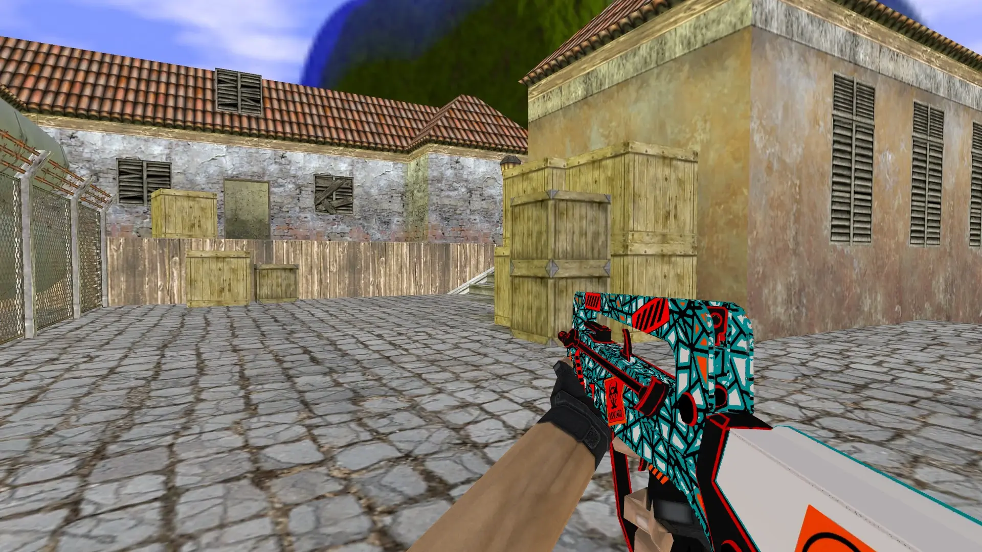 FAMAS Angry Emoji — de_inferno (first person)