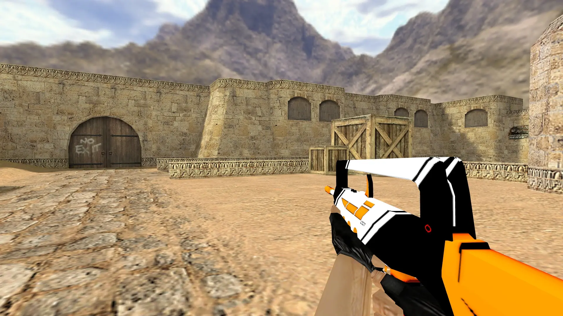 FAMAS Asiimov — de_dust2 (first person)