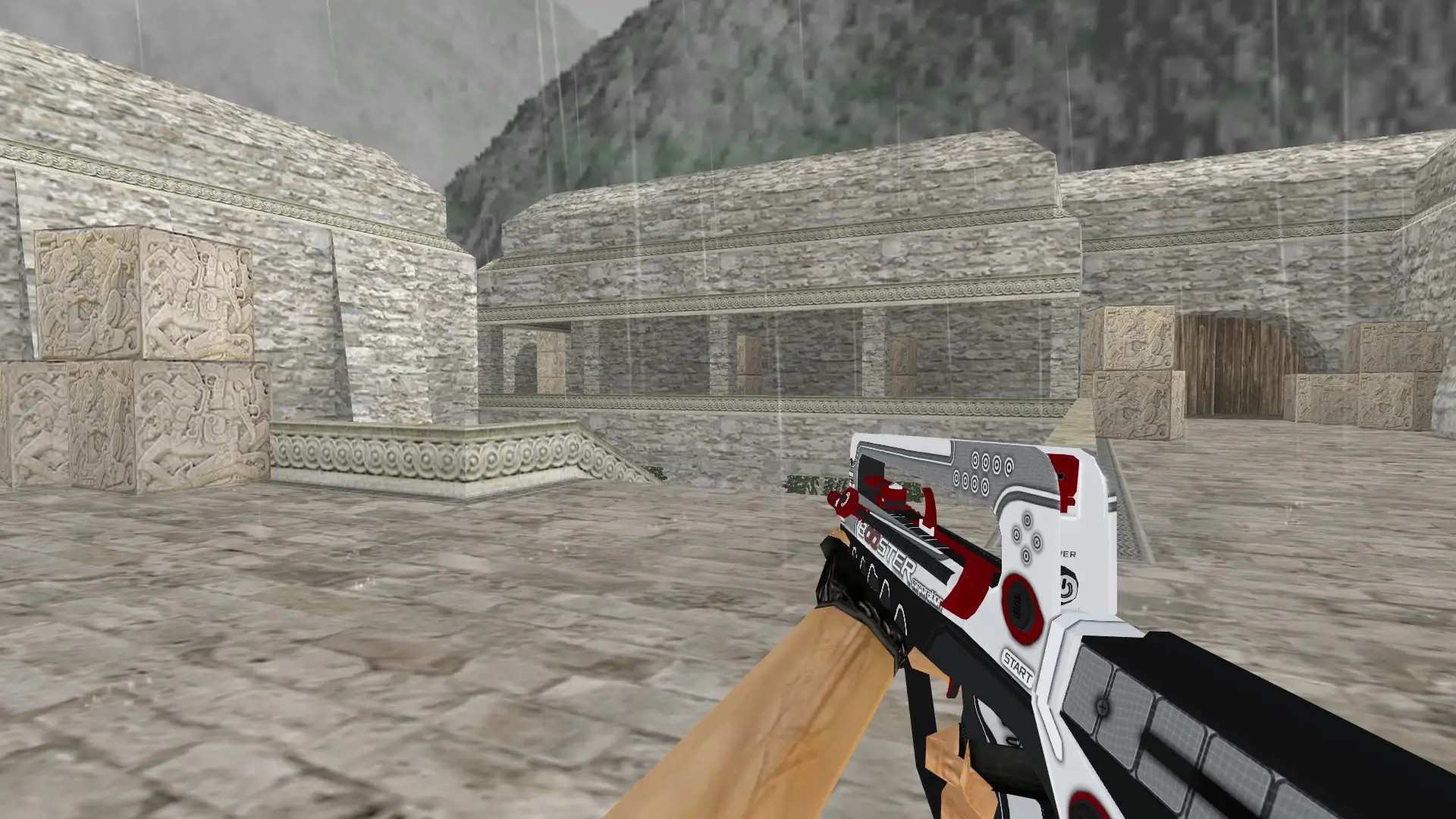 FAMAS Booster — de_aztec (first person)