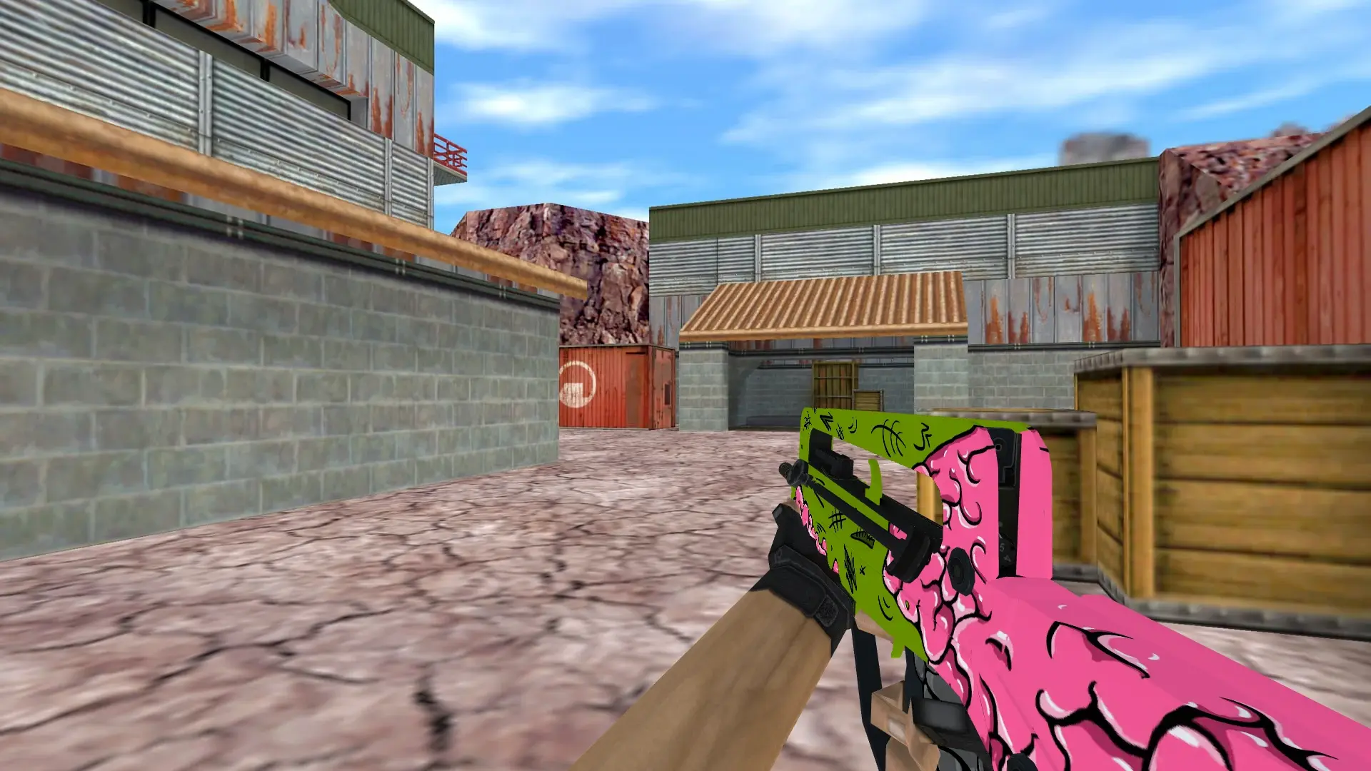 FAMAS Brainfreak — de_nuke (first person)
