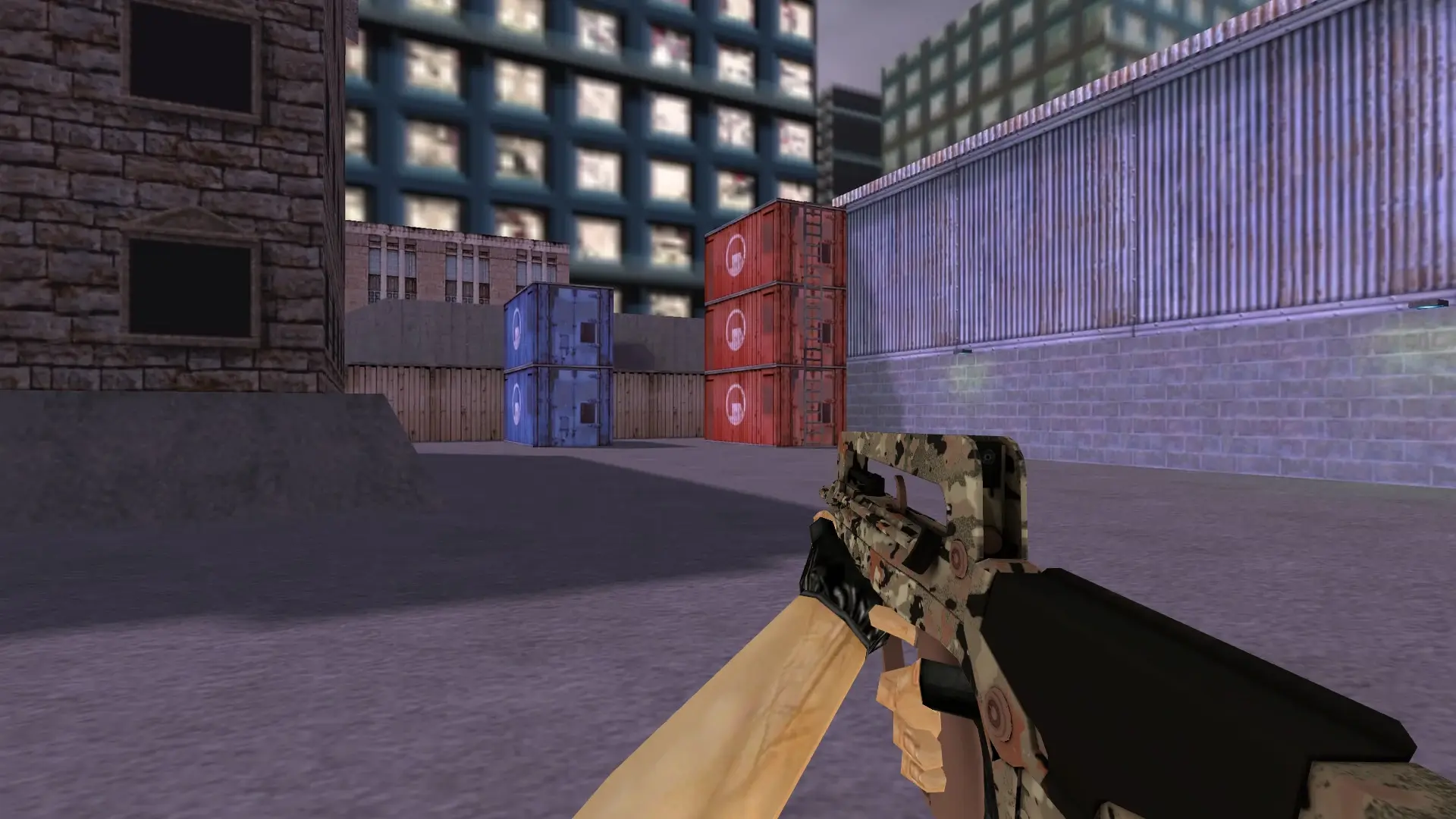 FAMAS CaliCamo — cs_assault (first person)