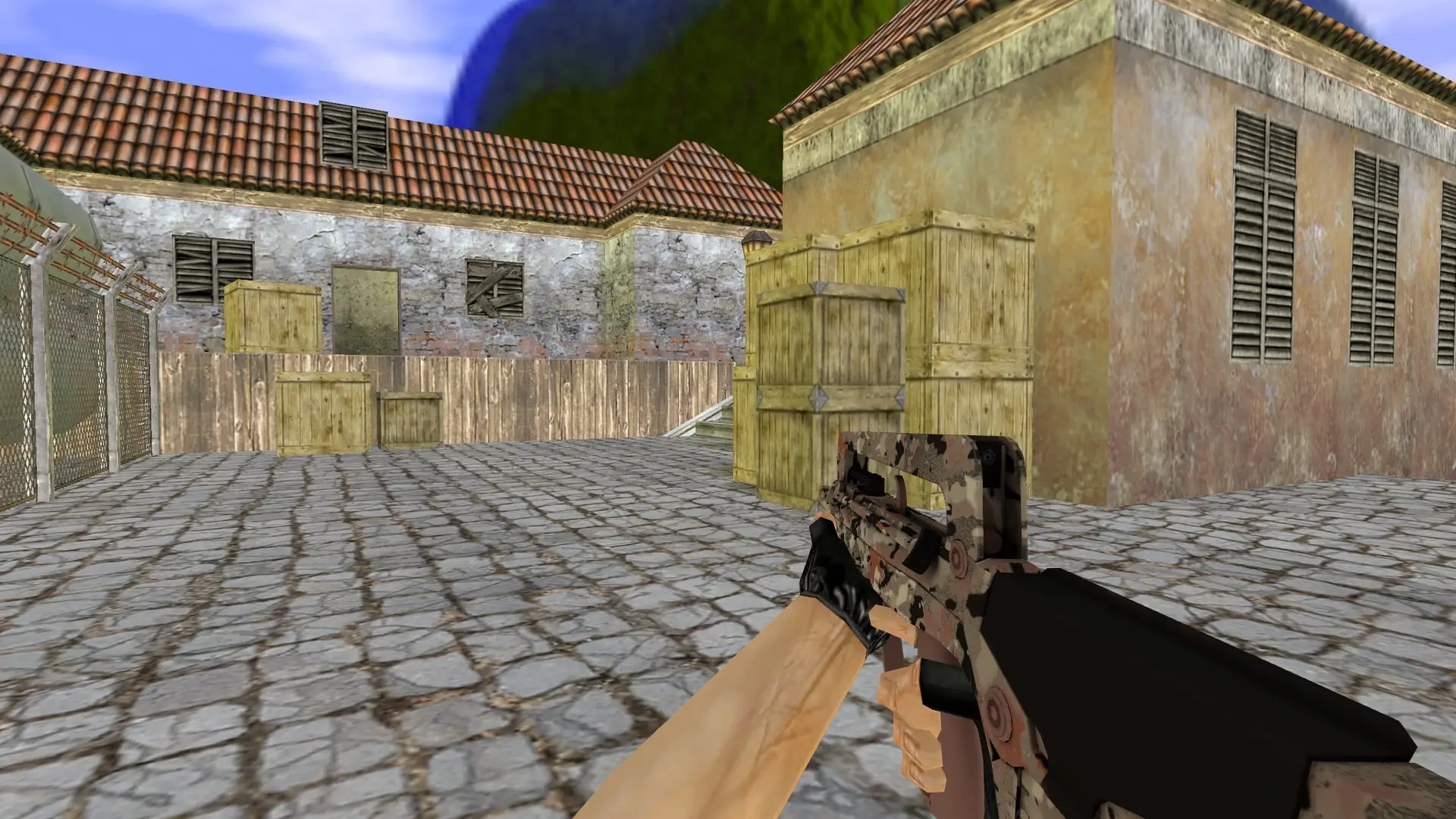 FAMAS CaliCamo — de_inferno (first person)