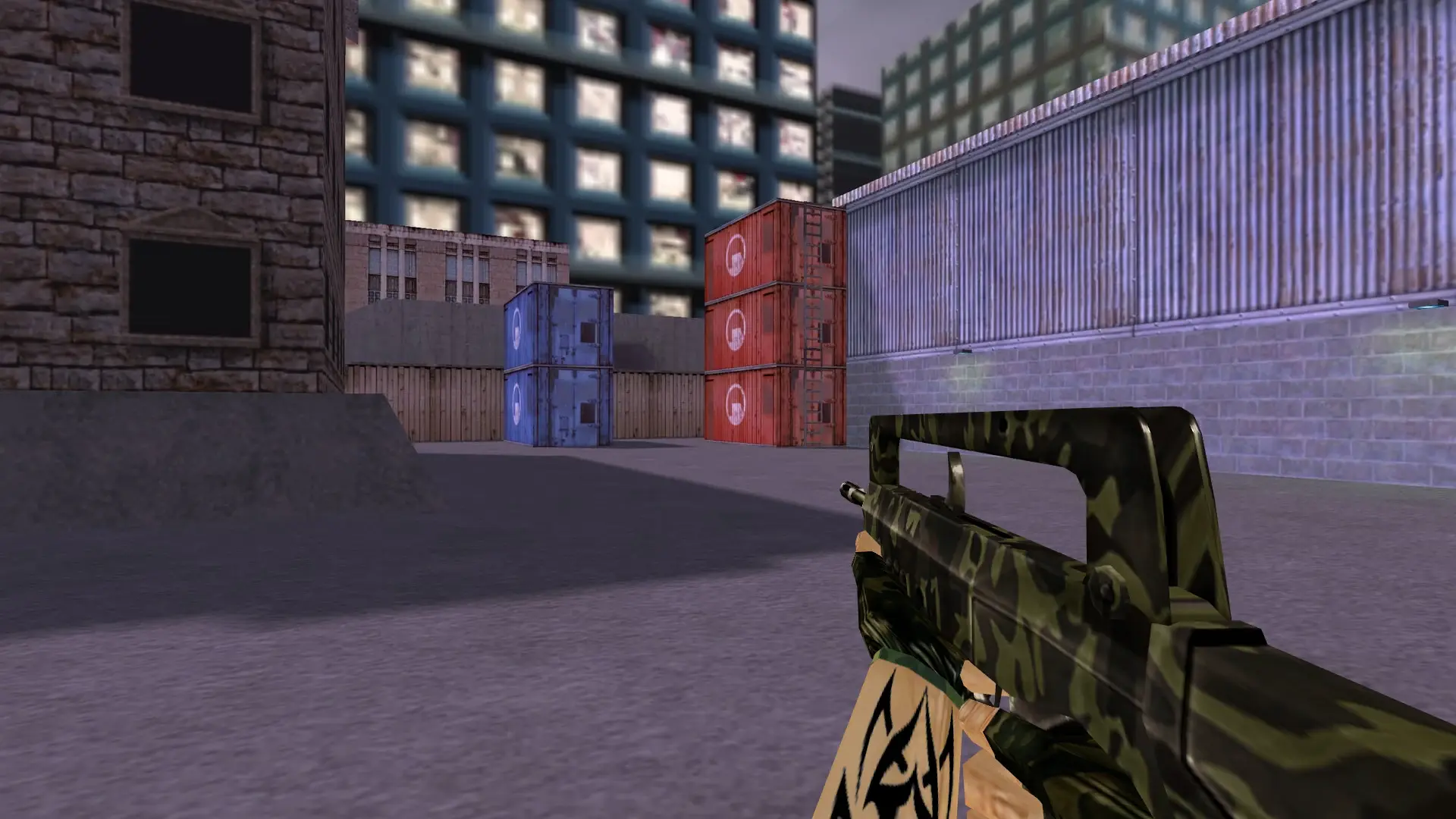 FAMAS Camouflage — cs_assault (first person)