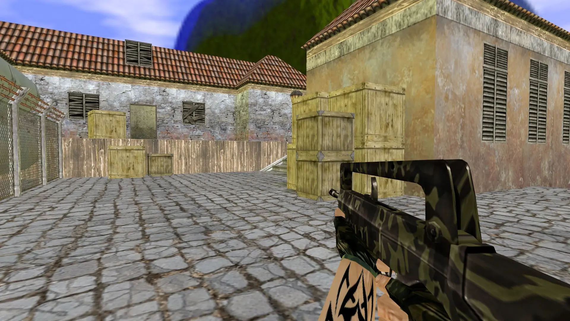 FAMAS Camouflage — de_inferno (first person)