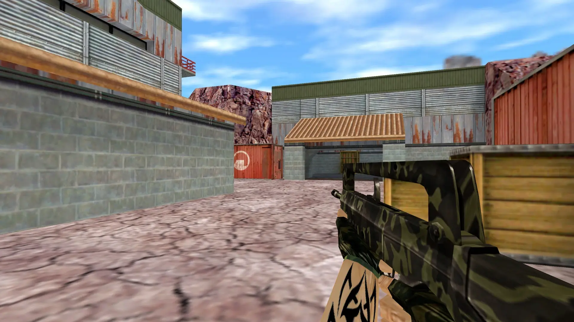 FAMAS Camouflage — de_nuke (first person)