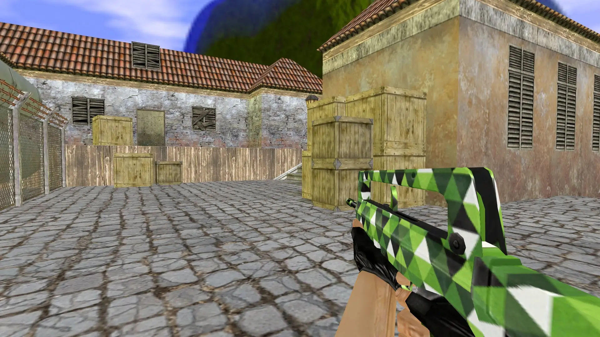 FAMAS Green Triangle — de_inferno (first person)