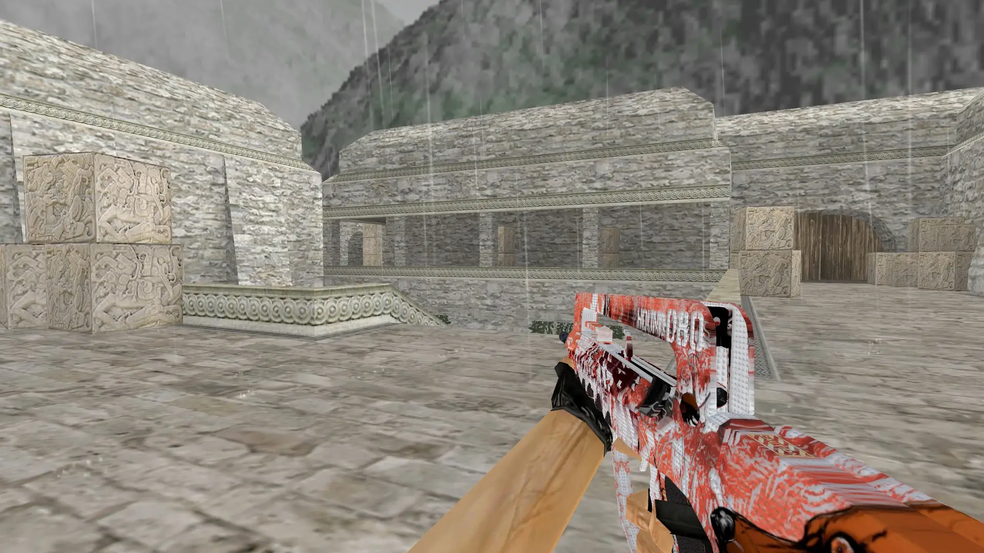 FAMAS Hound — de_aztec (first person)