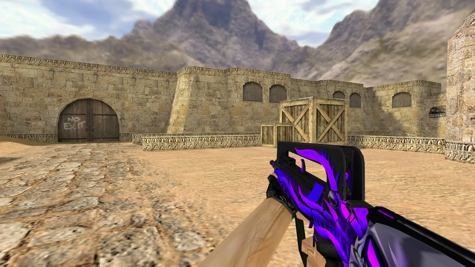 FAMAS Carthage — de_dust2 (first person)