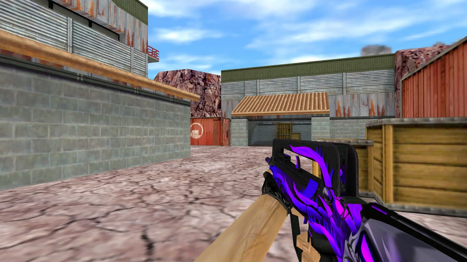 FAMAS Carthage — de_nuke (first person)