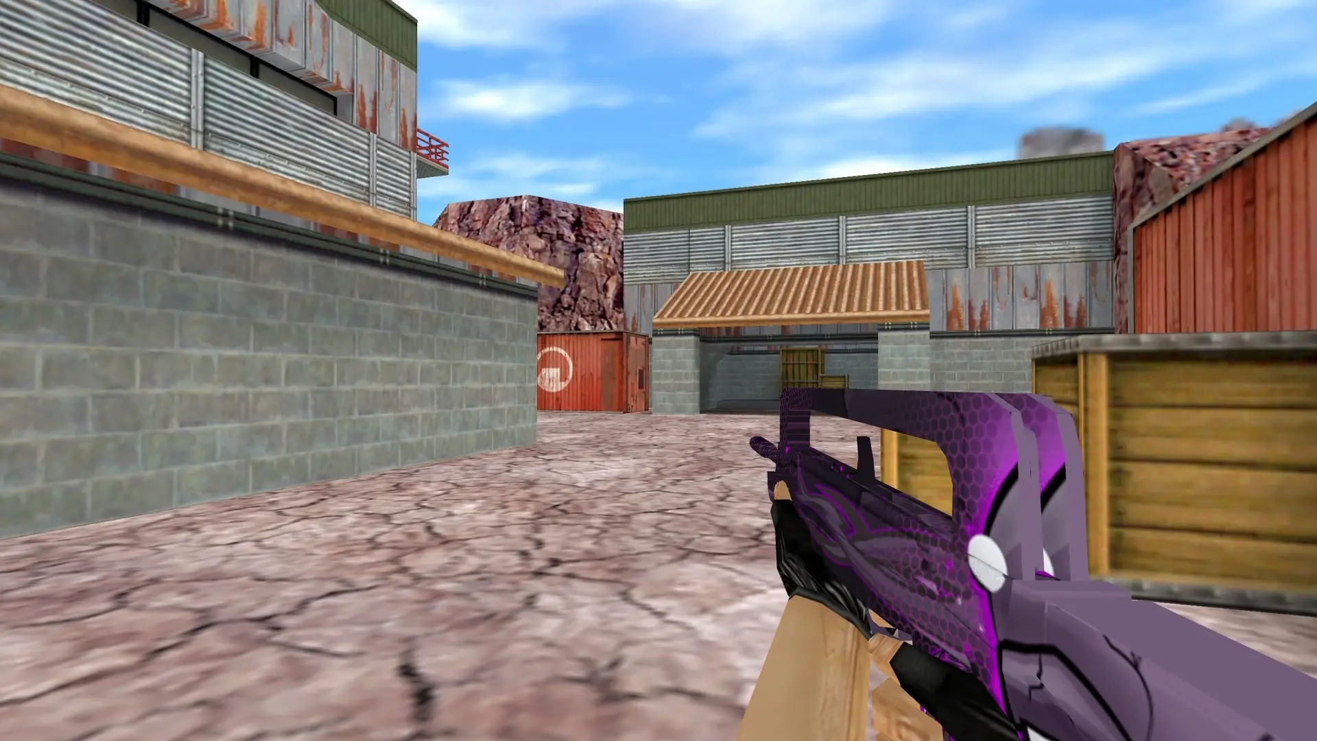 FAMAS Magic Skull — de_nuke (first person)