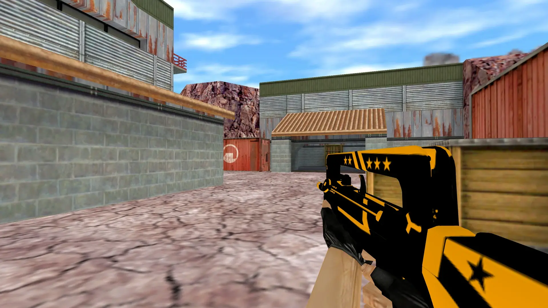 FAMAS Clarion — de_nuke (first person)