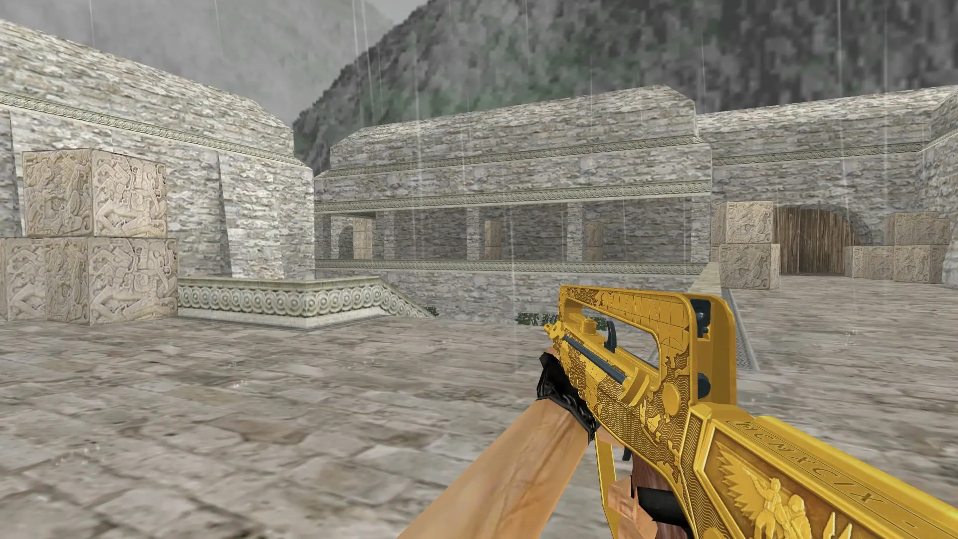 FAMAS | Commemoration — de_aztec (first person)