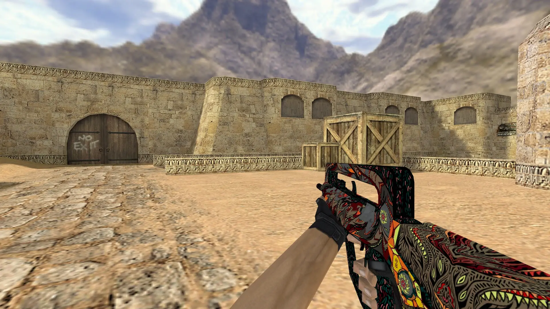 FAMAS Eye of Athena — de_dust2 (first person)