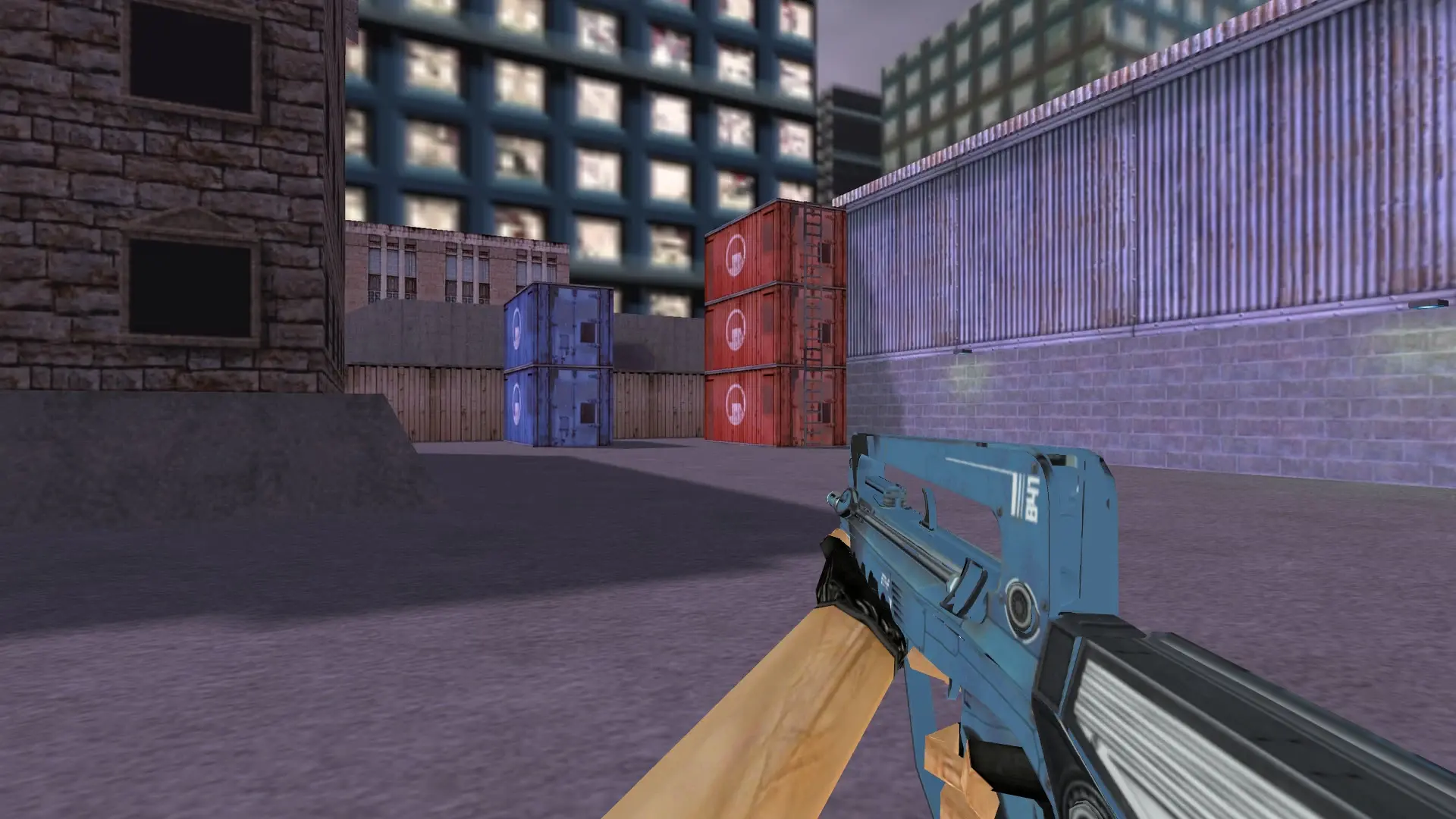 FAMAS Falcon Blue — cs_assault (first person)