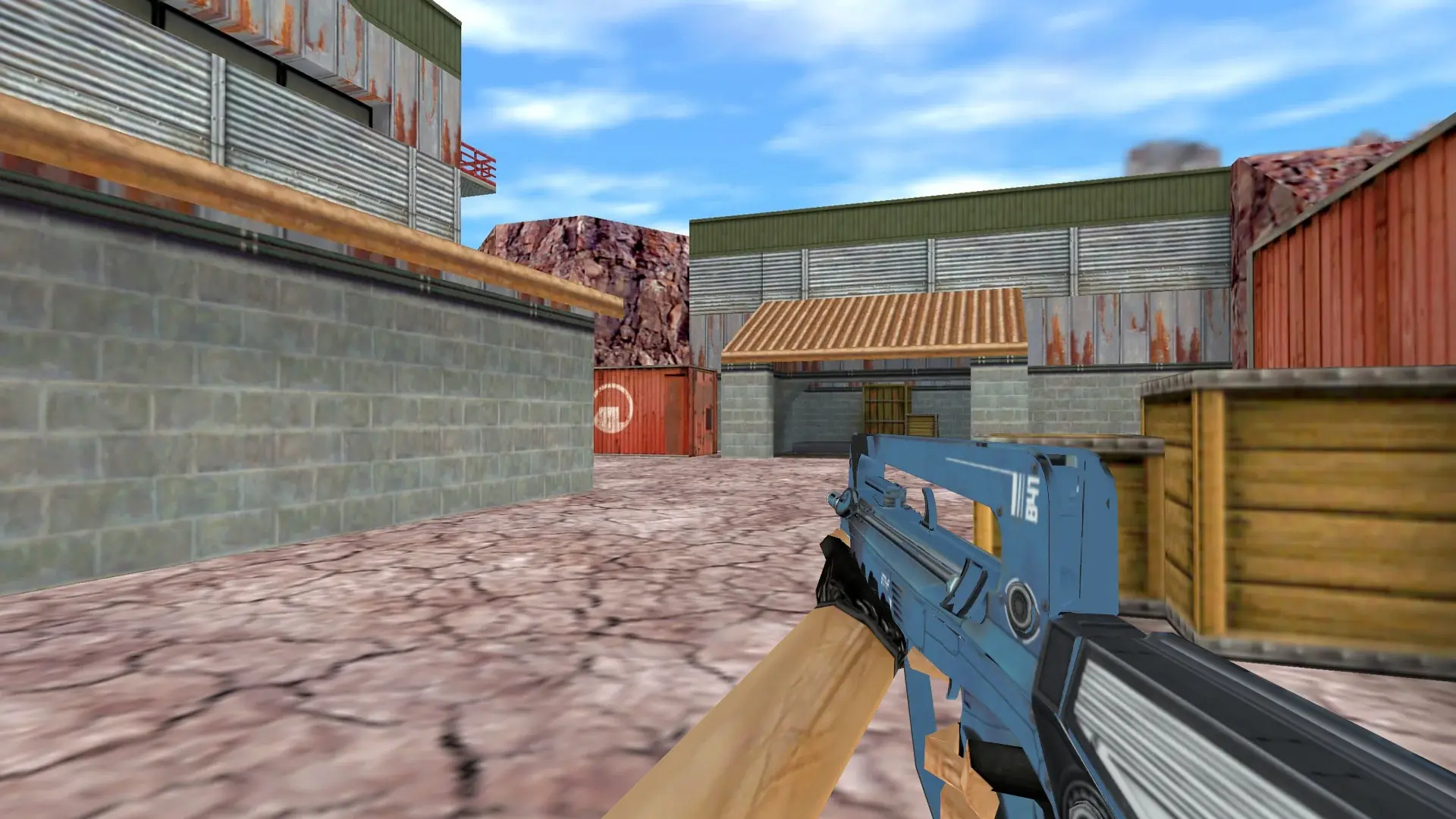 FAMAS Falcon Blue — de_nuke (first person)