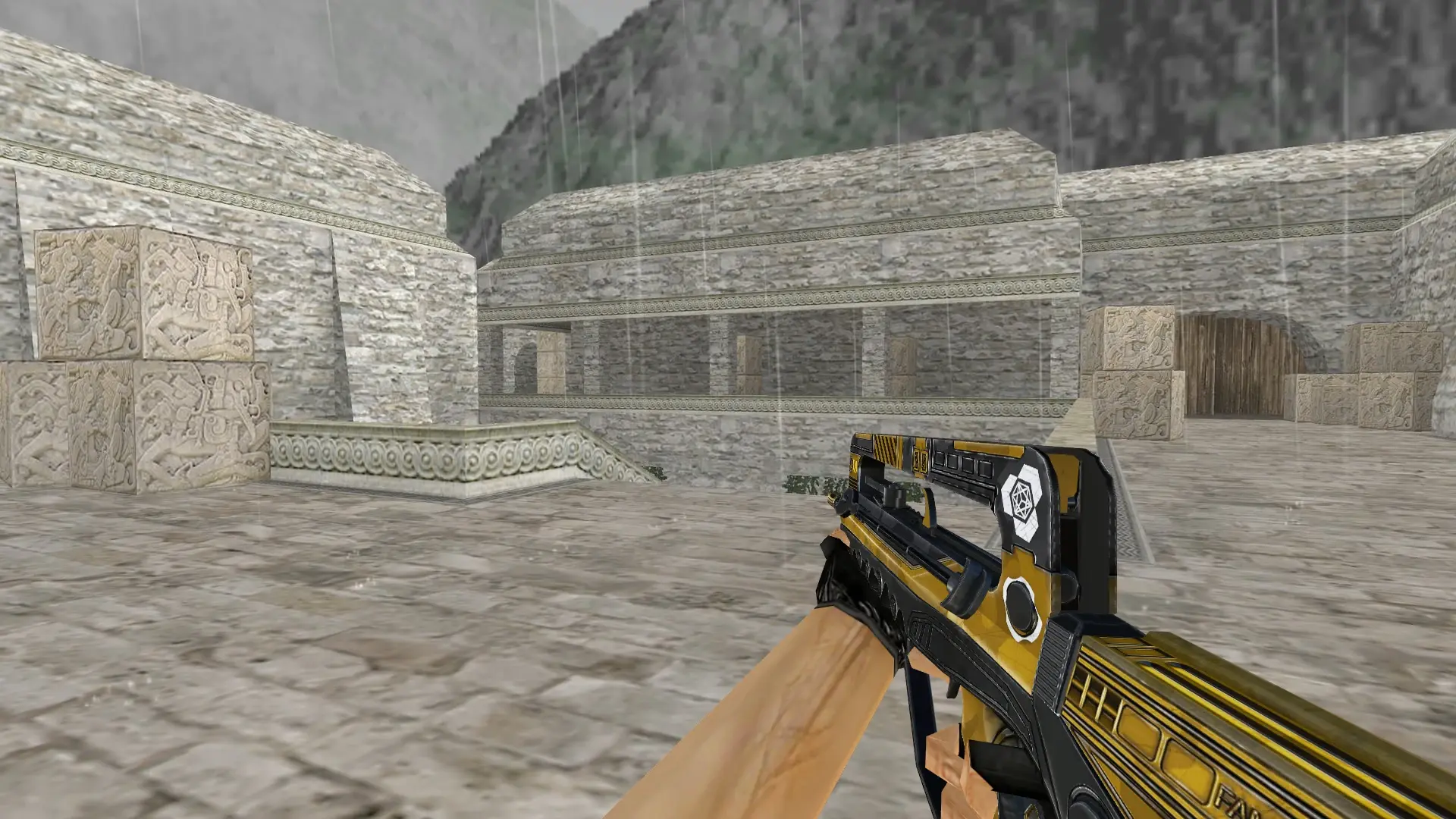 FAMAS Frak — de_aztec (first person)