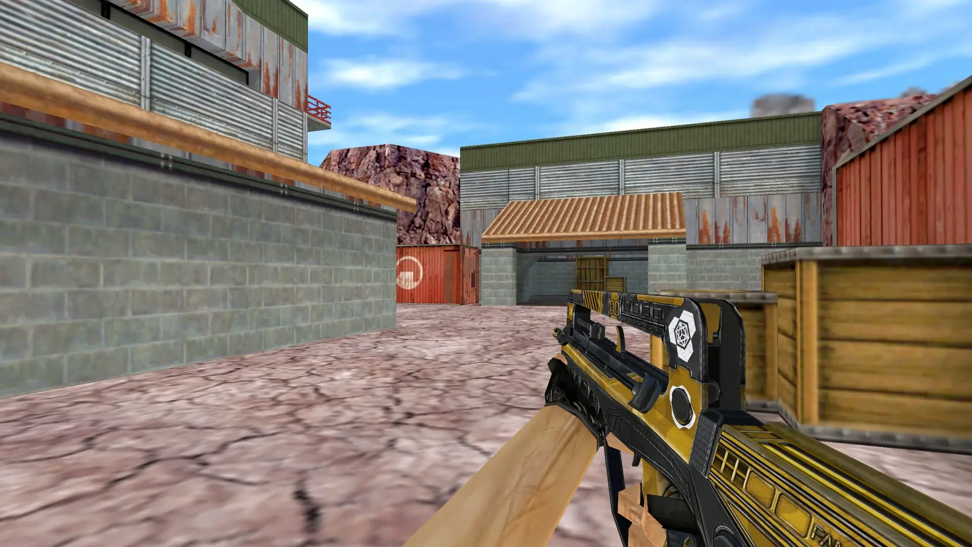 FAMAS Frak — de_nuke (first person)