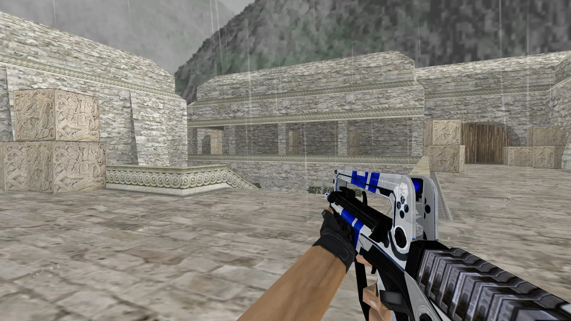 FAMAS Gekko — de_aztec (first person)