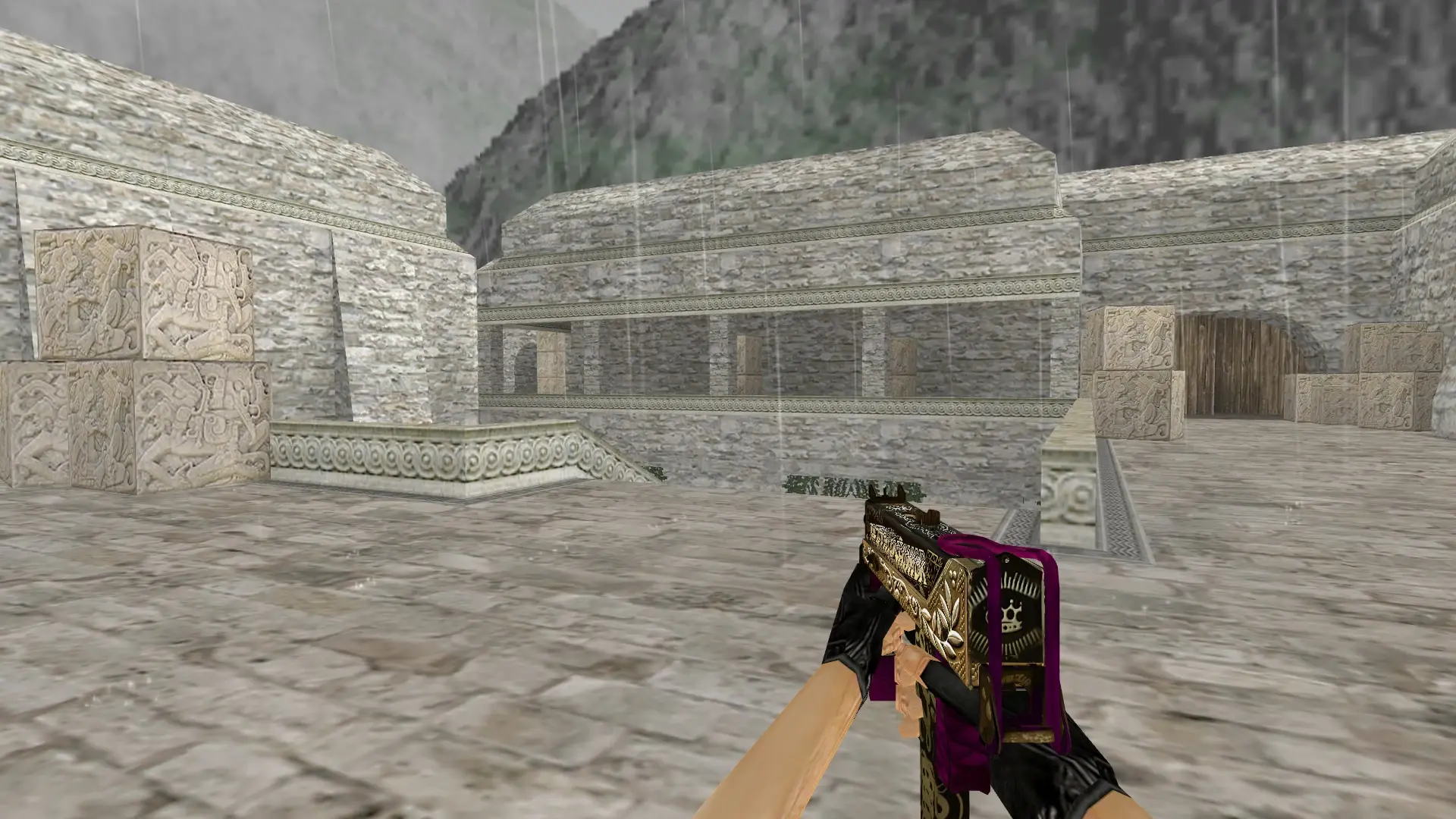 MAC-10 Discerning Thug Option B — de_aztec (first person)