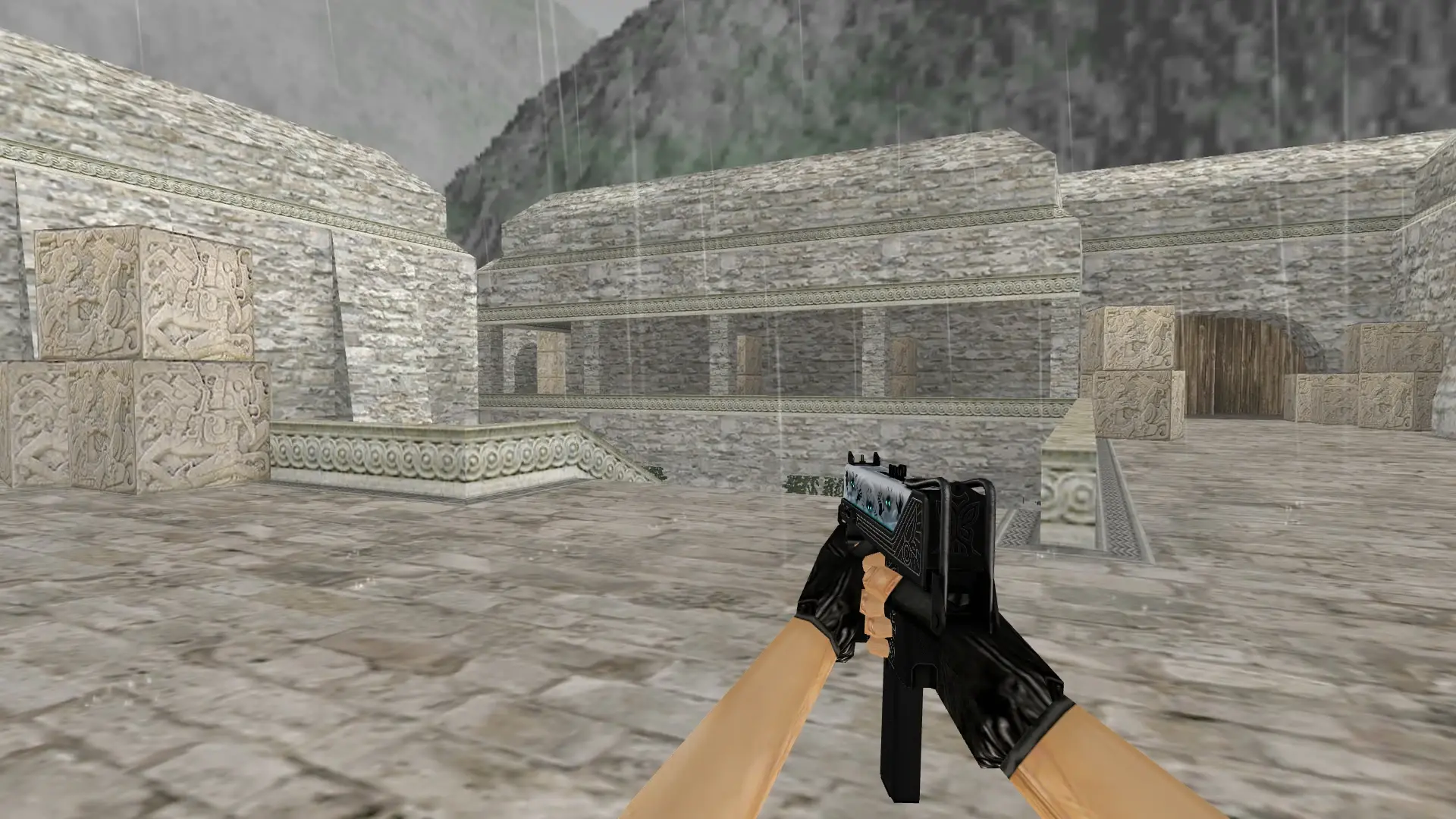 MAC-10 Ensnared — de_aztec (first person)