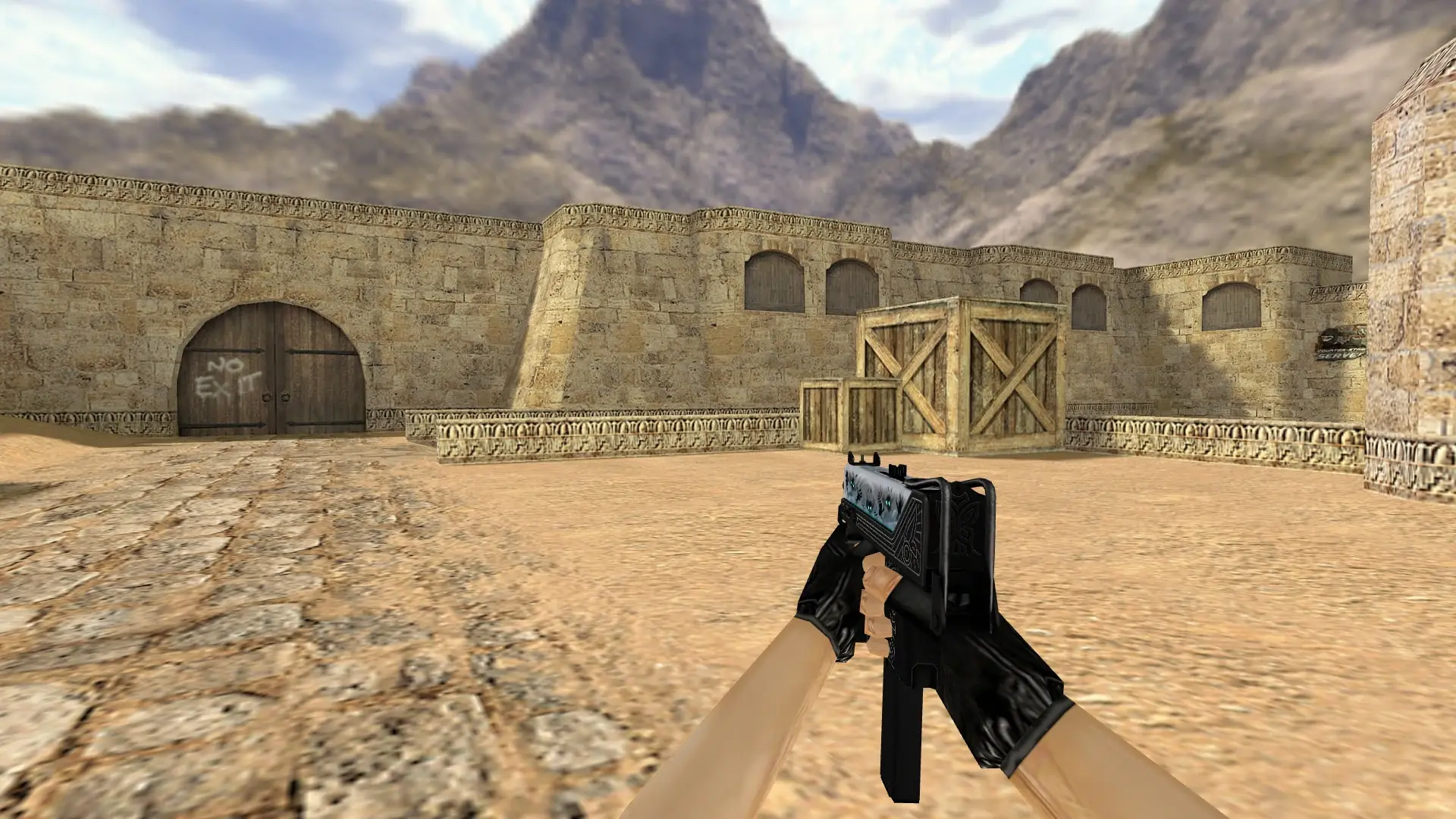 MAC-10 Ensnared — de_dust2 (first person)
