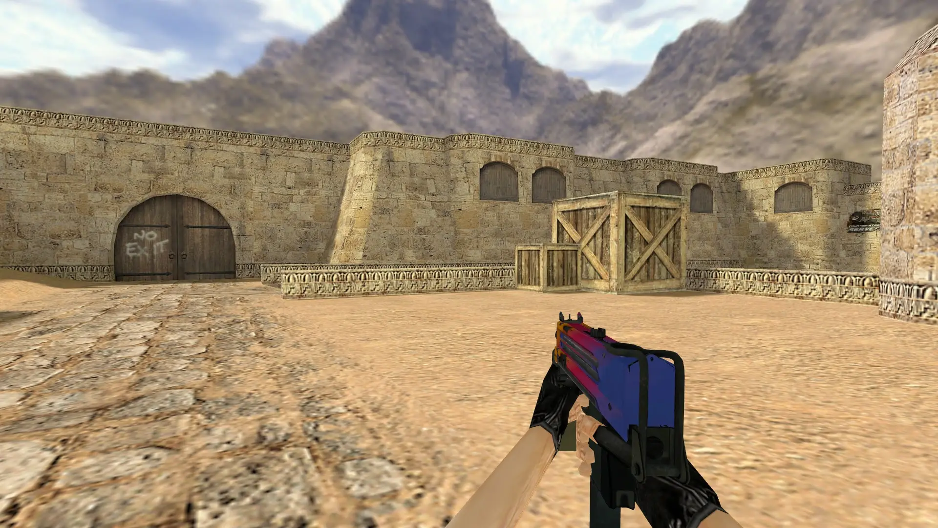 MAC-10 | Fade — de_dust2 (first person)