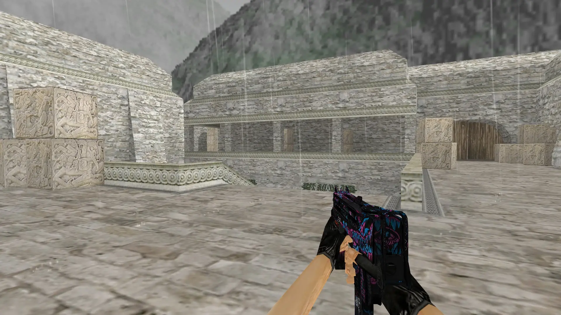 MAC-10 | Fever Dream — de_aztec (first person)