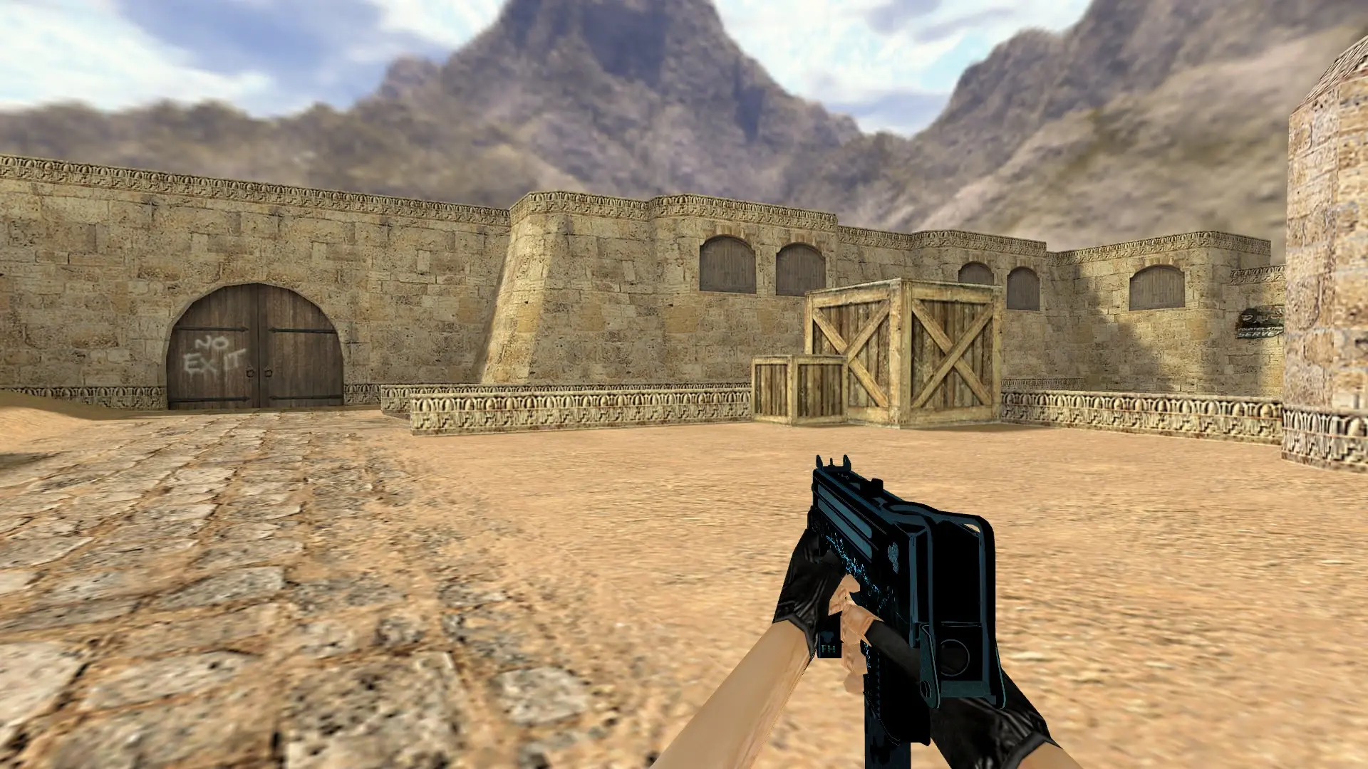 MAC-10 Frost Hive — de_dust2 (first person)