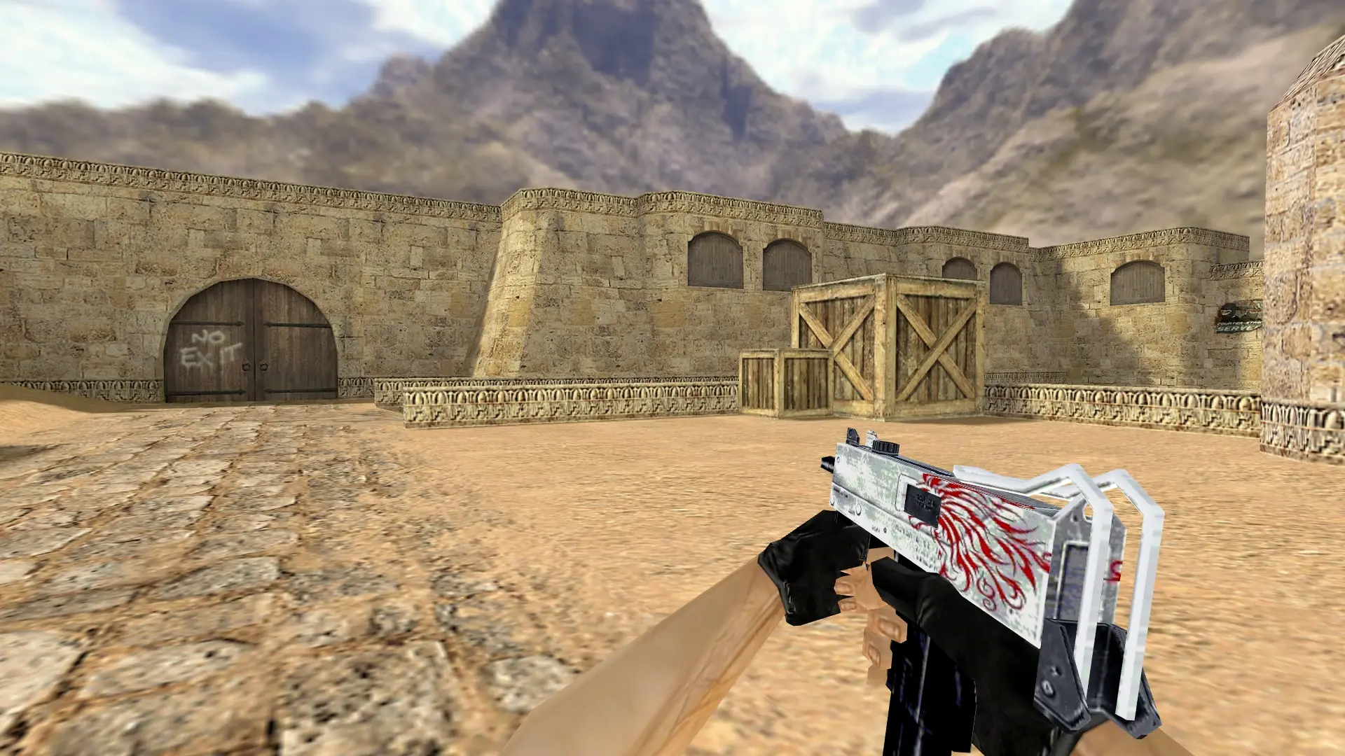 MAC-10 Frostbite — de_dust2 (first person)