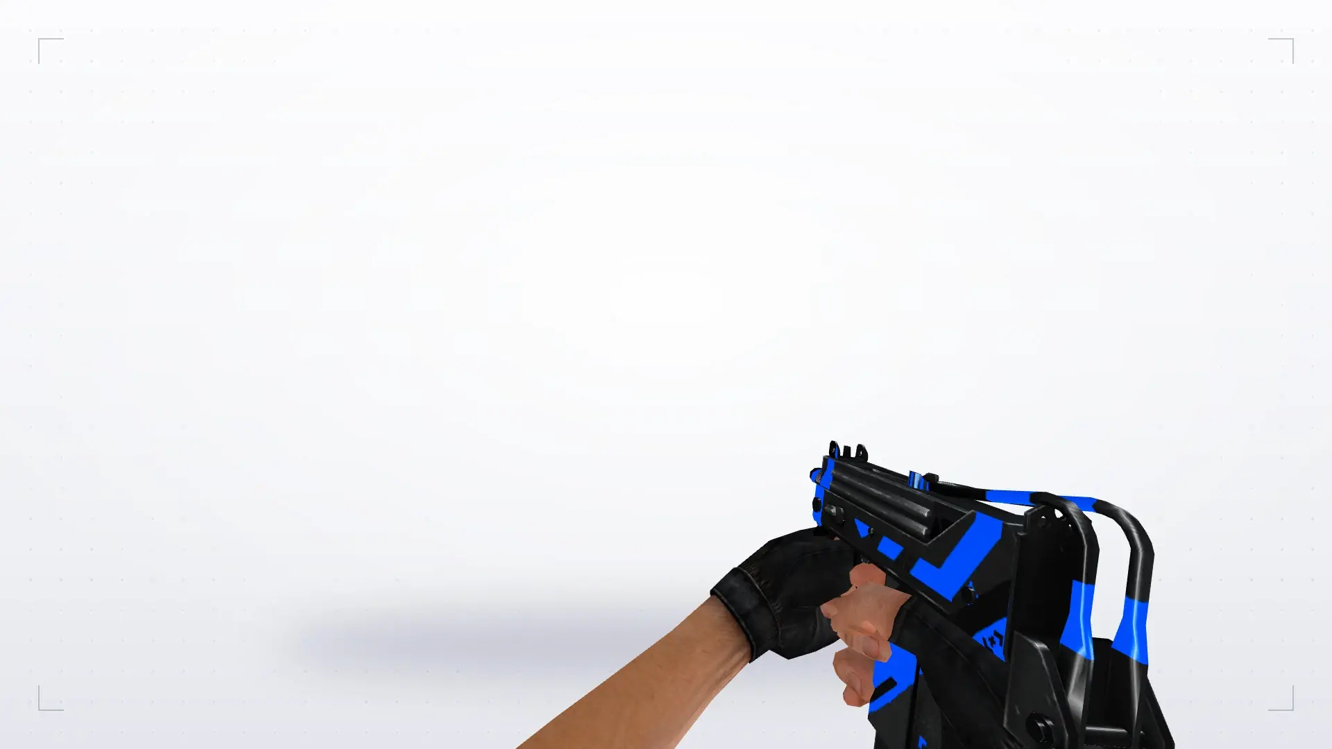 MAC-10 Blue Night — first person