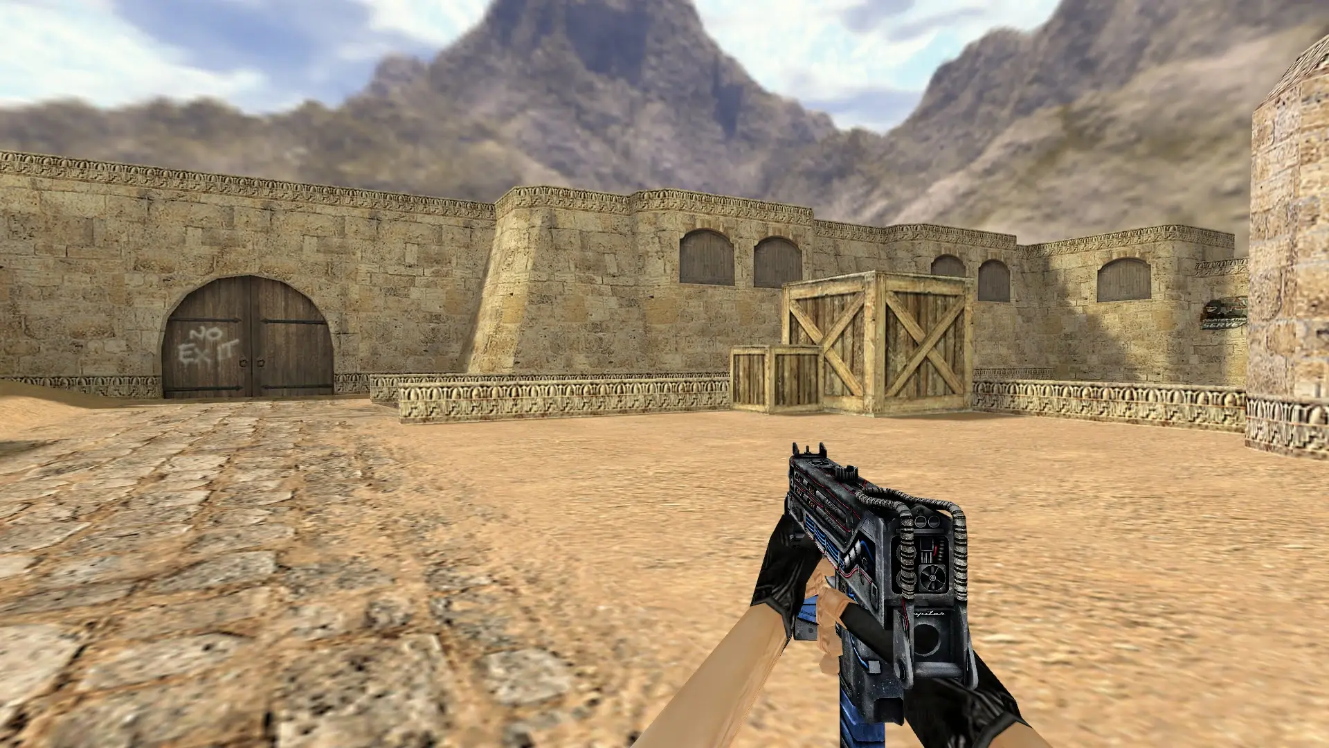 MAC-10 Jupiter 266 — de_dust2 (first person)