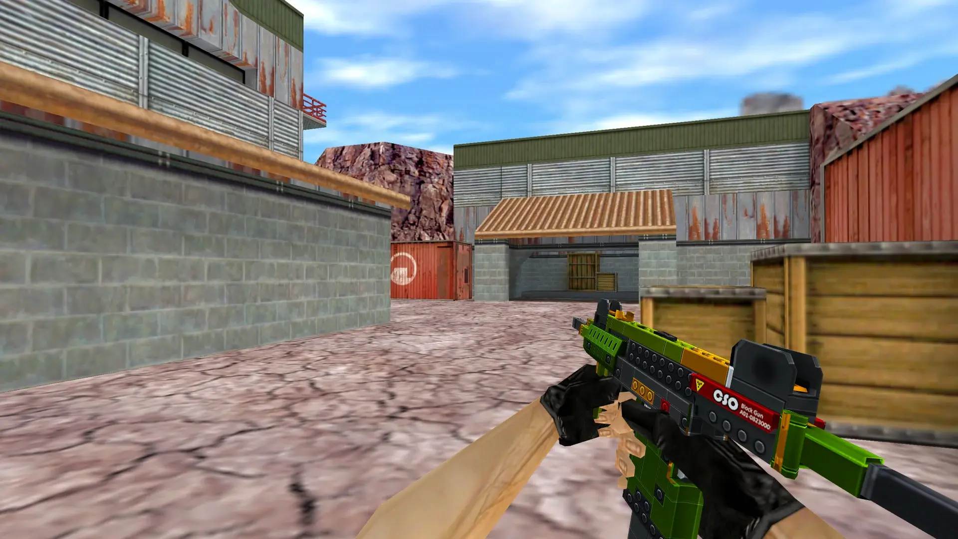 MAC-10 Lego — de_nuke (first person)