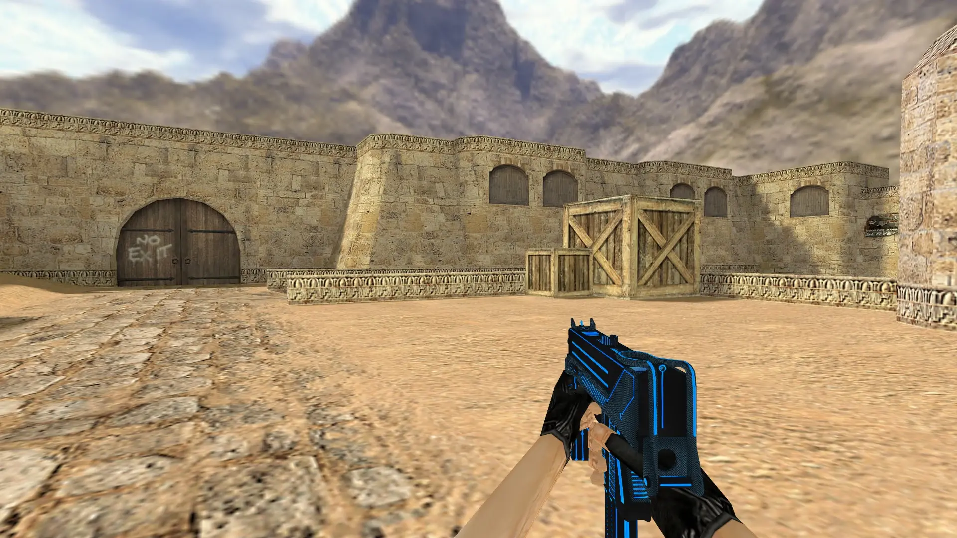 MAC-10 Plasmax — de_dust2 (first person)