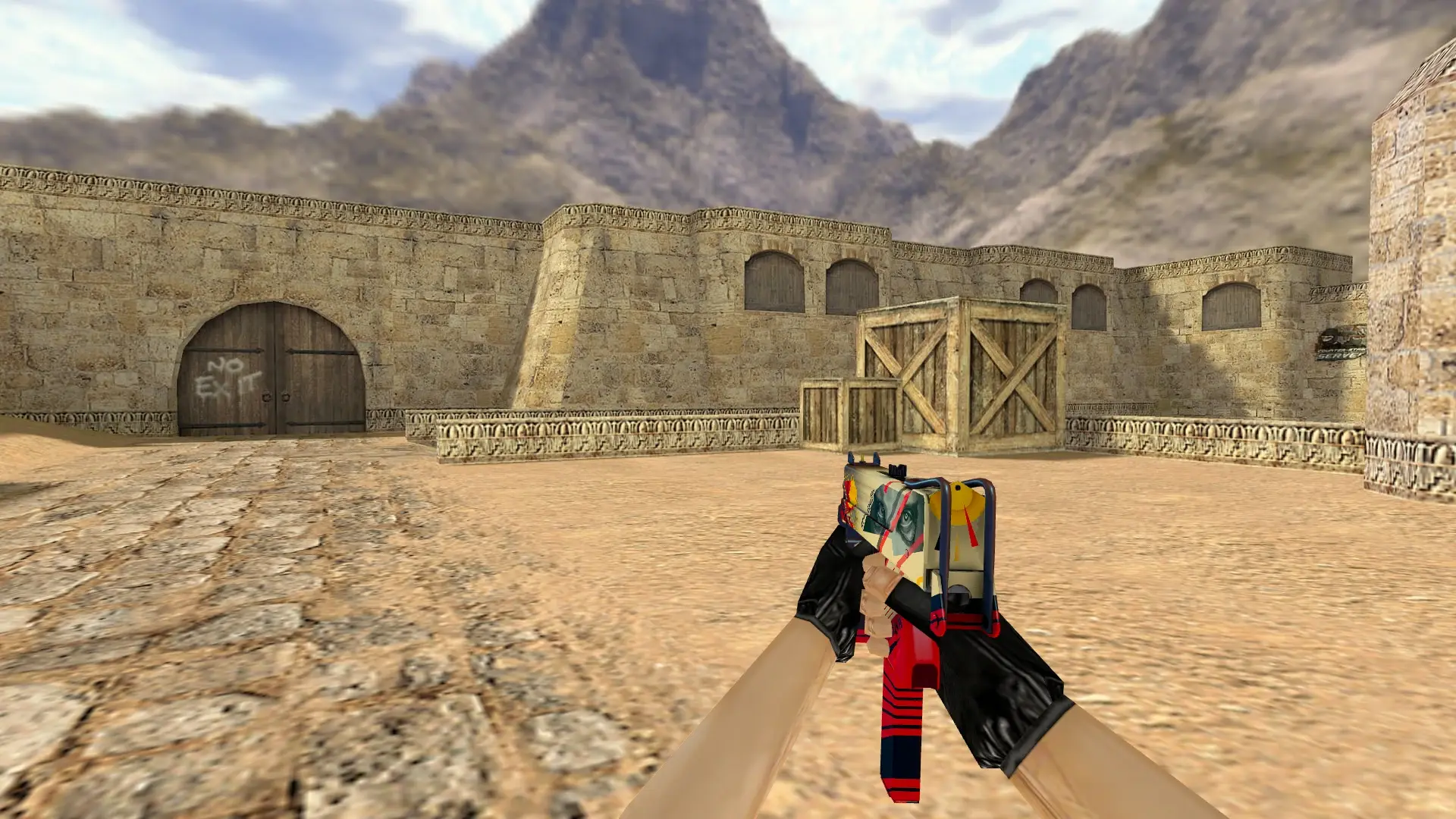 MAC-10 Propaganda — de_dust2 (first person)