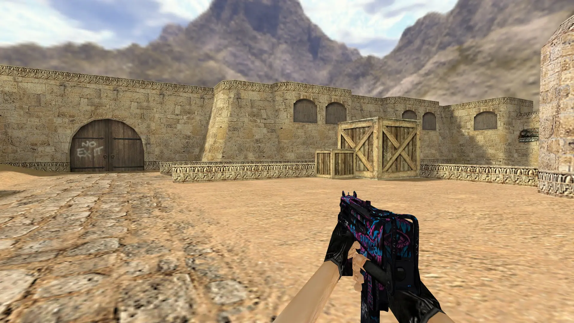 MAC-10 Psycho — de_dust2 (first person)