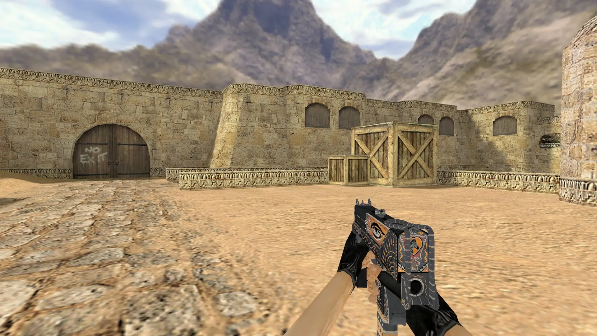 MAC-10 Rangeen — de_dust2 (first person)