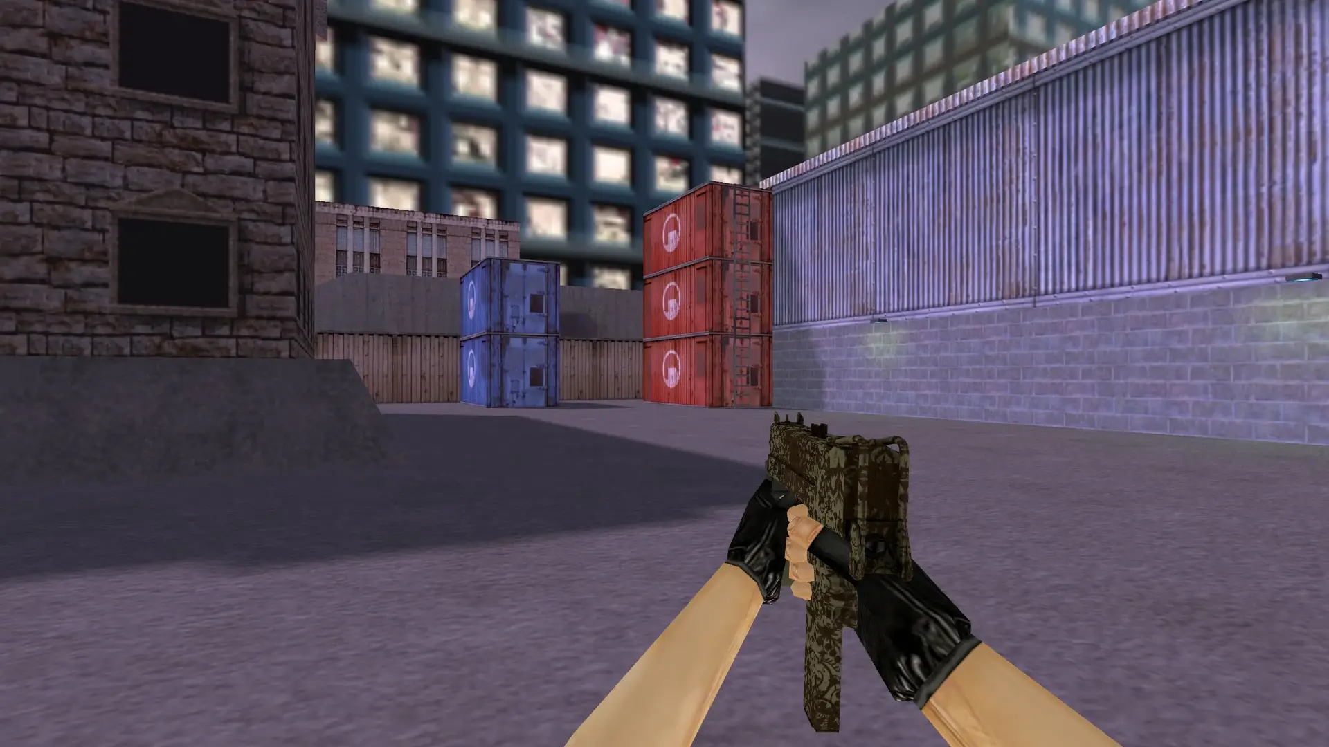 MAC-10 | Sienna Damask — cs_assault (first person)