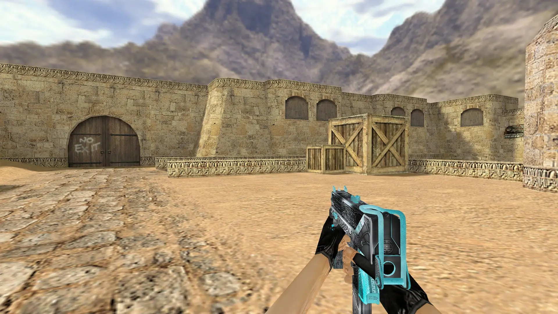 MAC-10 Steel Dragon — de_dust2 (first person)
