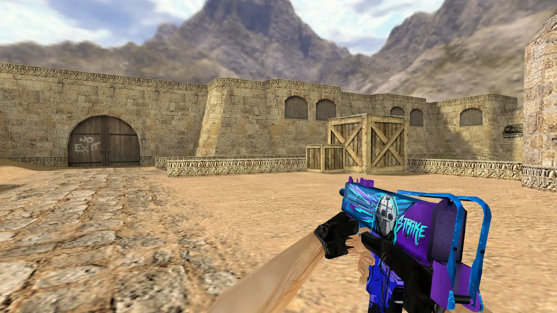 MAC-10 Strike Slasher — de_dust2 (first person)