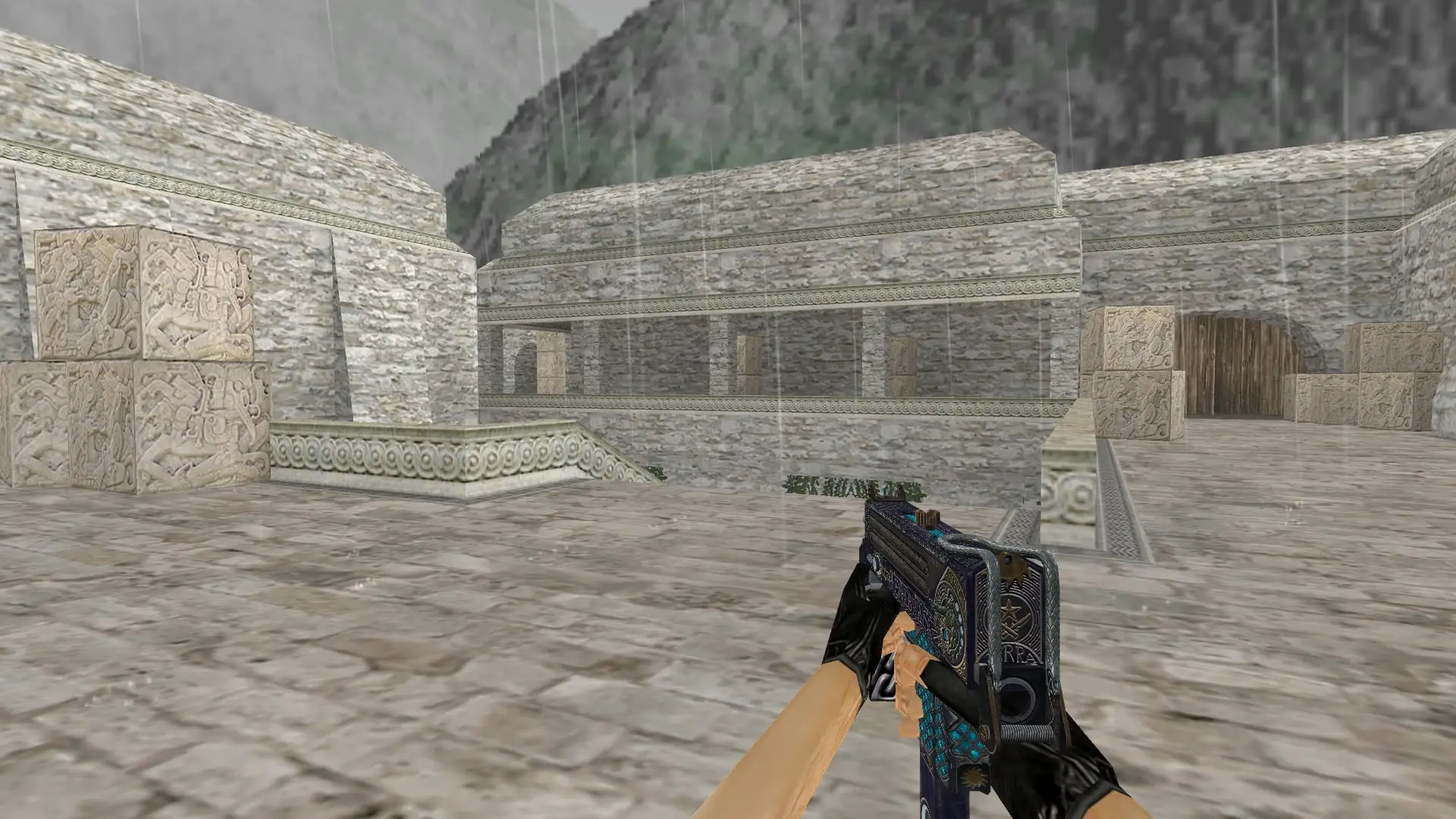 MAC-10 Tenebras — de_aztec (first person)
