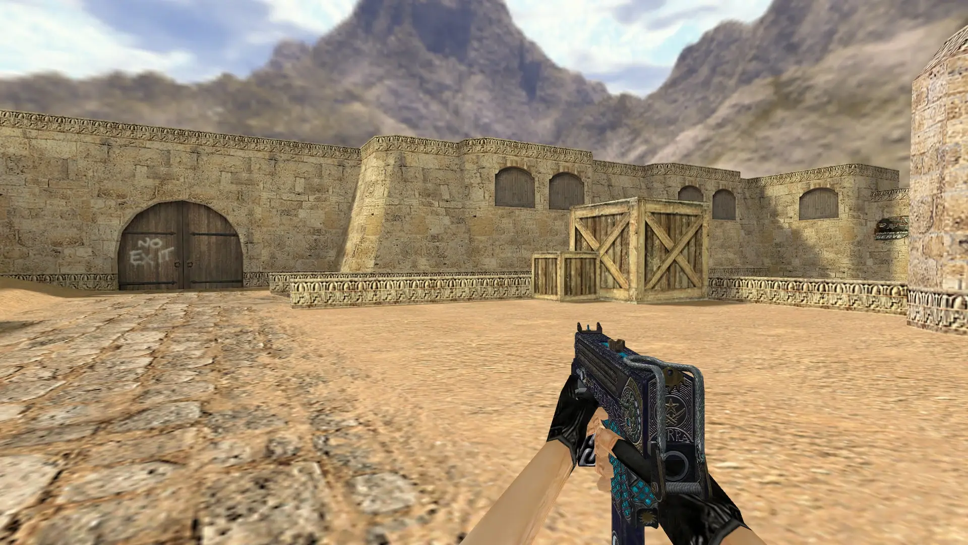 MAC-10 Tenebras — de_dust2 (first person)