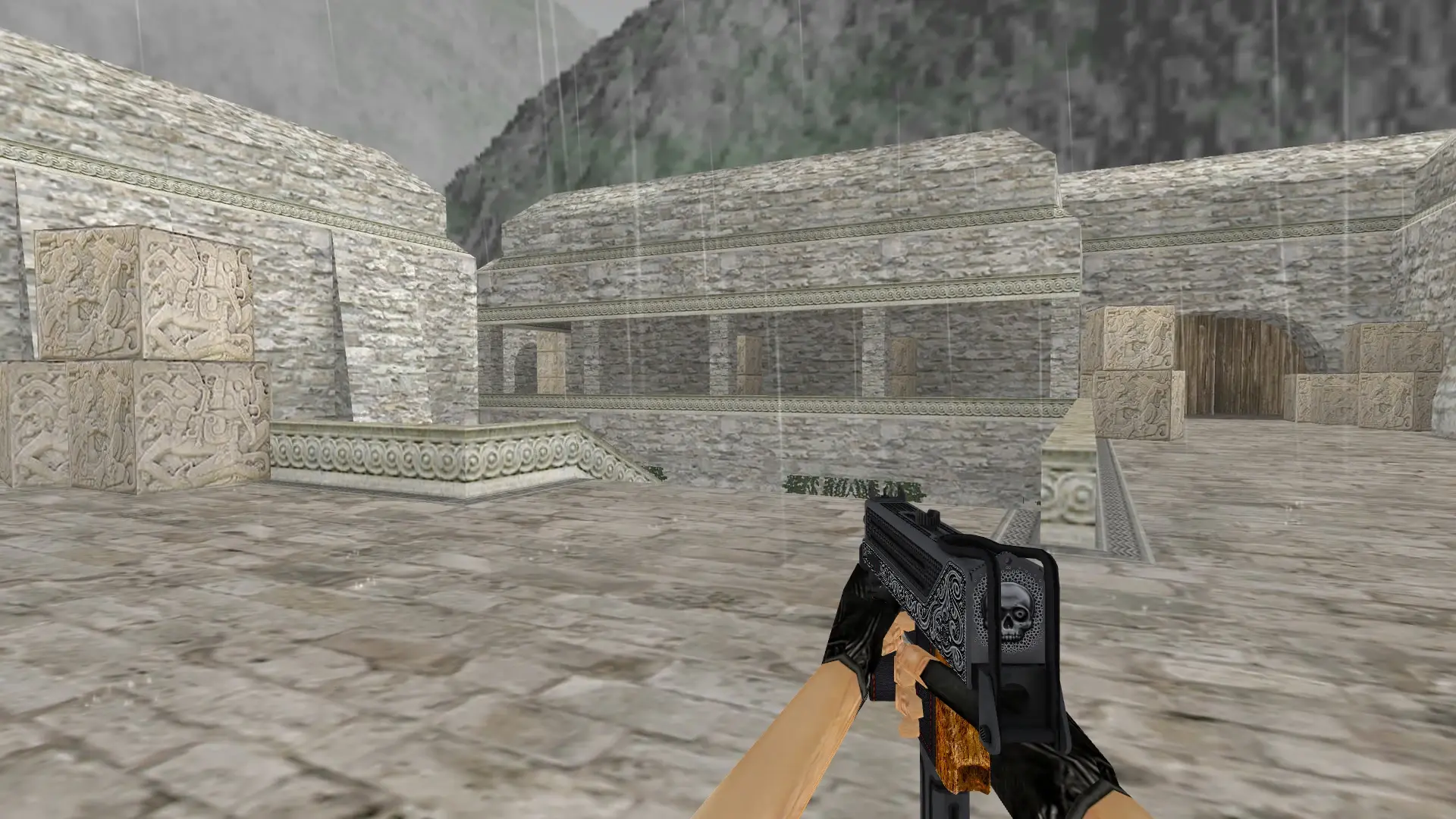 MAC-10 Tread — de_aztec (first person)