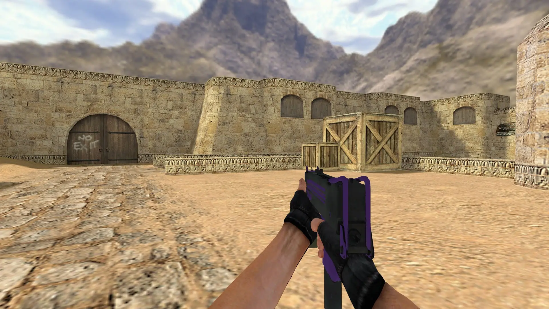 MAC-10 Ultraviolet — de_dust2 (first person)