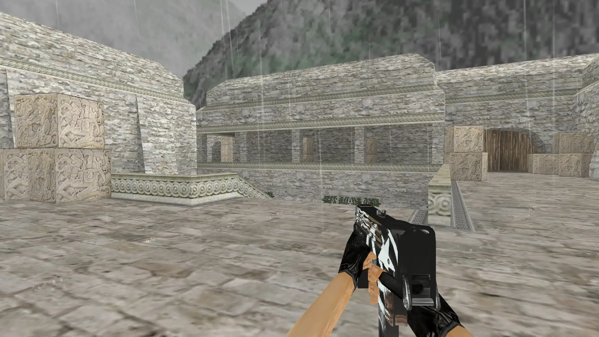 MAC-10 Wasteland Rebel — de_aztec (first person)