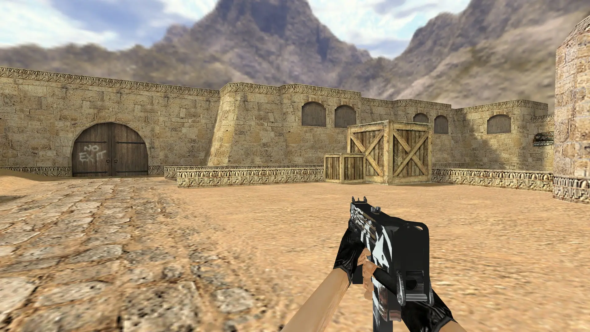 MAC-10 Wasteland Rebel — de_dust2 (first person)