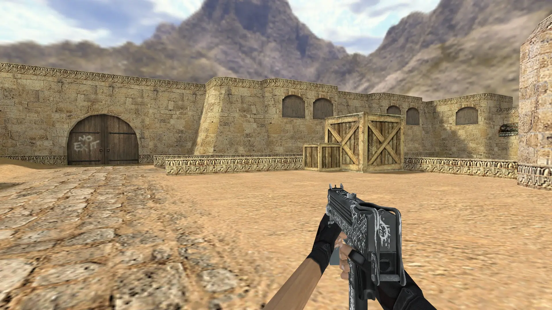 MAC-10 Whitefish — de_dust2 (first person)